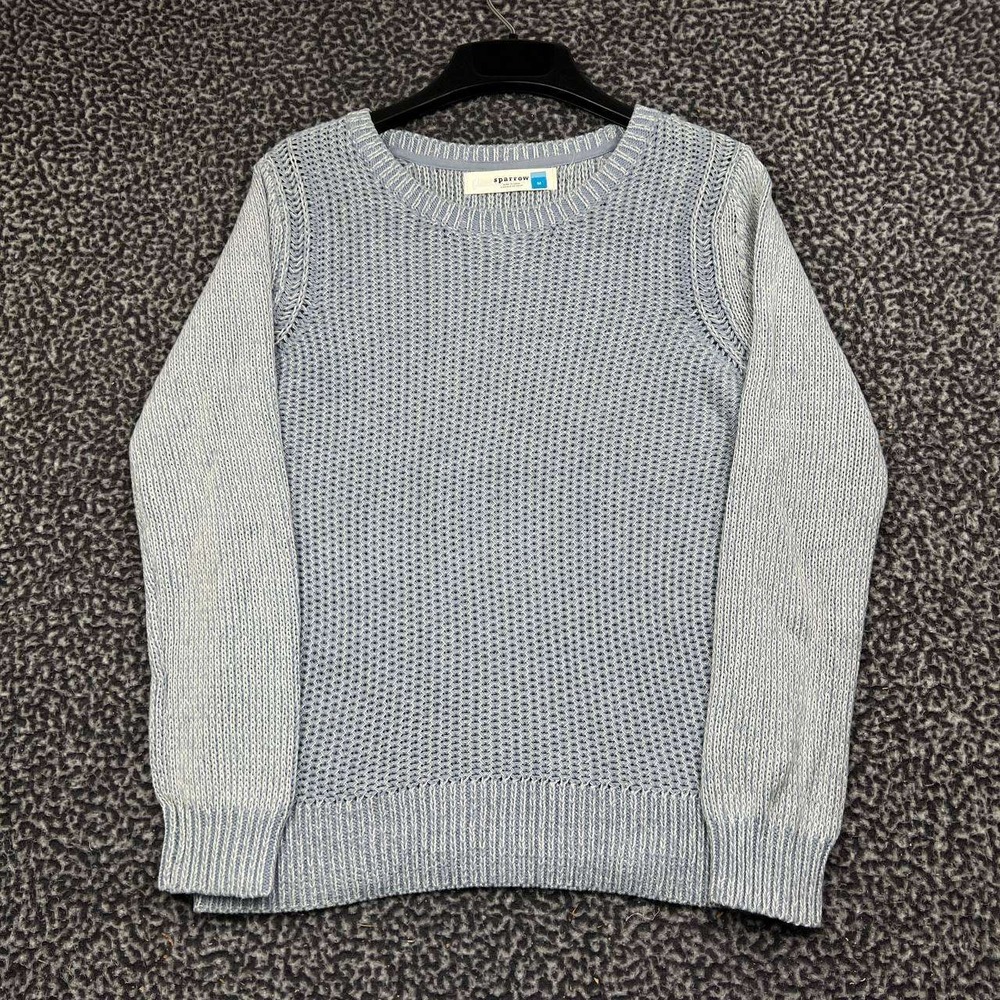 Sparrow Anthropologie Sweater Women Medium Waffle Knit Cotton Blend Pullover